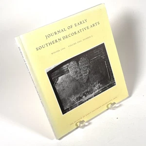 Journal Of Early Southern Decorative Arts, Winter 1996 VERY GOOD - Picture 1 of 6