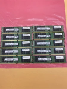 (10) Samsung 16GB 2Rx4 PC4-2400T-RA1-11-DC0 ECC REG Memory M393A2G40EB1-CRC0Q - Afbeelding 1 van 2