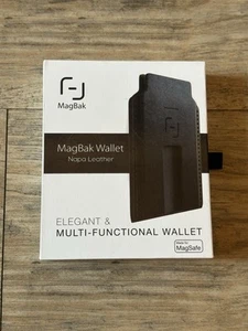 MagBak Black Wallet Magnetic - Photo 1 sur 4