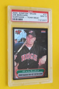 2000 WINSTON SALEM WARTHOGS JOE BORCHARD #12 PSA 9 - Picture 1 of 3