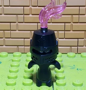 Lego Minifigure Grimspawn Black Helmet Castle Closed DRM002 DREAMZzz 71453 - Picture 1 of 4