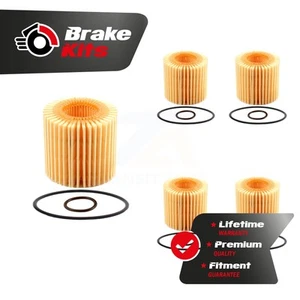 Engine Cartridge Oil Filter (5 Pack) For 2009-2018 Toyota Corolla 1.8L - Picture 1 of 1