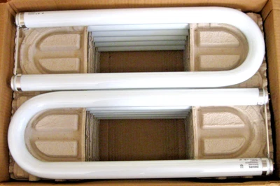 12 PHILIPS U BENT LIGHT BULB LAMP FB40/WW/6/EW U BEND U SHAPE FLUORESCENT 34W - Image 1 of 4