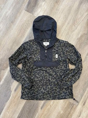 Authentic Coach Womens Anorak 1568 Camo Animal Water Resistant Jacket Sz Large - Image 1 of 4