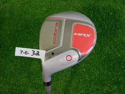 Cobra Max Offset Raspberry 19* Womens Left Hand 3 Wood White Tie Ladies Graphite - Image 1 of 4