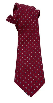 Corbata THOMAS PINK London roja con círculos 100 % seda 3,5"x 60" (TB12) NUEVA CON ETIQUETAS/OT Foto 1 de 4