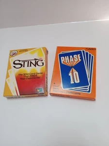 Card Games, 1986 Phase 10, excellent , and 1984 Sting,  New Open box - Picture 1 of 6