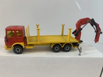 VIntage SIKU 1/55 Diecast LKW MIT LADEKRAN Germany Crane Truck Damage - Image 1 of 4
