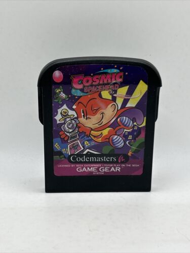 SEGA Game Gear game - Cosmic Spacehead Rare Purple Label  Cart Only