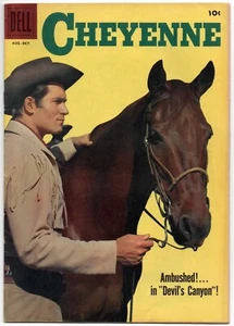 Cheyenne #8 Dell TV Western Comic Clint Walker 1958 Tom Gill - Picture 1 of 5