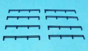 HORNBY TENDER HANDRAILS L3038 PATRIOT x 8 BUILDING RAILINGS FENCING METAL NEW - Picture 1 of 2