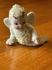 Vintage Butterfly Fairy Sugar Baby Porcelain Angel With Wings - Picture 1 of 5