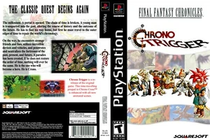 Chrono Trigger PS1 Custom Box Art Case Insert Cover only - Picture 1 of 1