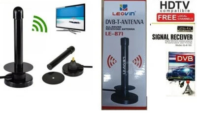 LEOVIN NO BRAND Antenna TV Terrestre DVB-T 4K 3D Interno ESTERNO