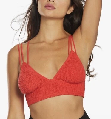 Free Intimately  People Bralette Workout Yoga Stretch Fit Pull On Red M NEW - Image 1 of 4