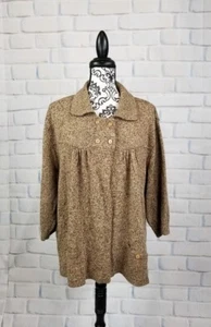 Dressbarn Mujer Talla 22/24 Doble Pecho Suéter Mangas 3/4 Cuello B14a - Imagen 1 de 10
