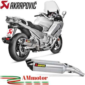 Akrapovic Yamaha Fjr 1300 2014 Exhaust Motorcycle 2 Slip-On Titanium Approved - Picture 1 of 7