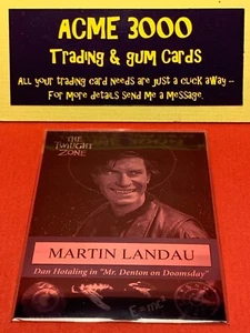 Twilight Zone Rod Serling Edition - Mirror Board Card MARTIN LANDAU M8 - Picture 1 of 2