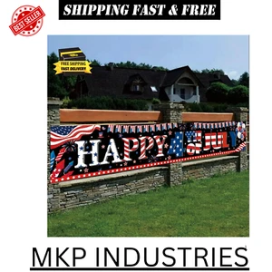 4Th of July Independence Day Banner Party Decorations Supplies- American Memoria - Picture 1 of 5