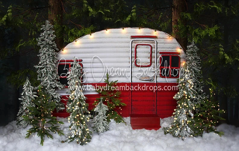 Cámper de invierno Baby Dreams (luces) - 8x10 / polar mate Foto 1 de 1