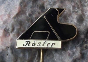 Vintage Rosler Grand Pianos Czechoslovakia Piano Makers Company Pin Badge - Picture 1 of 2