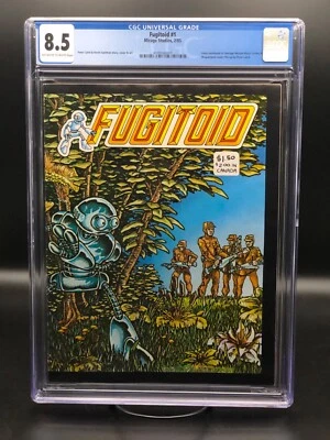 Fugitoid #1 1st Printing CGC 8.5 1985 Teenage Mutant Ninja Turtles - Wraparound - Image 1 of 3