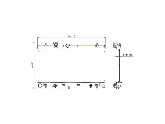 Radiador Denso para Subaru Legacy 2000-2004 11GXWD Foto 1 de 1
