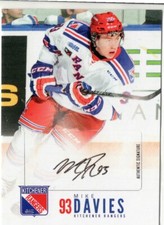 2014/15 Kitchener Rangers Autographs - MIKE DAVIES