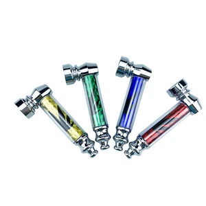 Pipa de color metal de moda portátil desmontable pipa de tabaco - Imagen 1 de 8