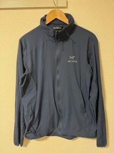 Arc'teryx Nodin Jacket Men's S Navy Zip-Up Outdoor Raincoat used Japan - Picture 1 of 4