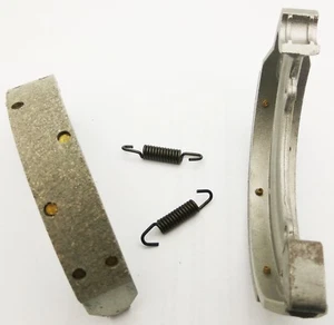 FOR ENFIELD 6" BRAKE SHOE+LINING & RIVETS #140370 +SPRINGS for 350cc - Picture 1 of 3