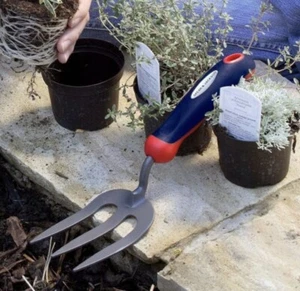 Spear And Jackson Carbon Steel Hand Weeding Fork x2 Coated Anti Rust - Brand New - Picture 1 of 2