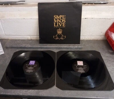 Simple Minds - Live In The City Of Light 12" Vinyl Record Album (Gatefold) 1986 - Image 1 of 4