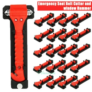 2-in-1 Escape Car Safety Hammer Tool with Window Breaker & Seat Belt Cutter-USA - Picture 1 of 29