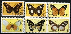 St. Thomas & Prince Is. 1979 Butterflies Cto Used Set #E31297 - Picture 1 of 1