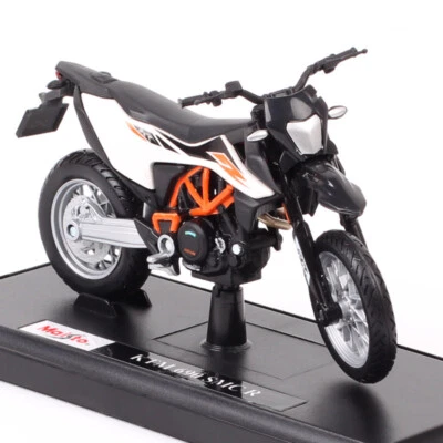 1:18 Scale Maisto KTM 690 SMC R Motocross Dirt Bike Diecast Toy Model Motorcycle - Image 1 of 4