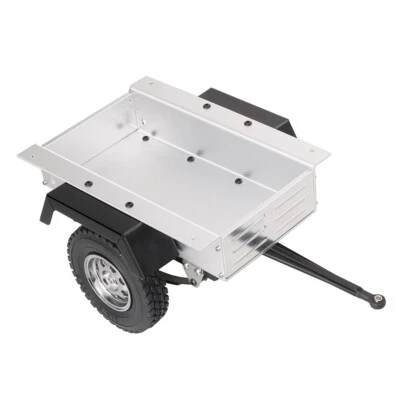 KYX DIY Upgrade Aluminum alloy flat Small Trailer for 1/10 Axial SCX10 D90 - Image 1 of 4