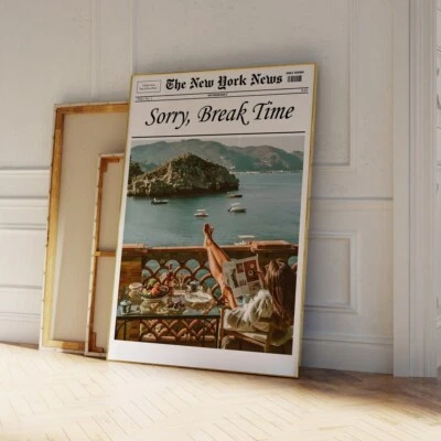 Trendy Newspaper Retro Poster Premium Quality Choose your Size - Image 1 of 4