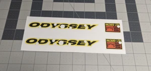 ODYSSEY BMX HAZARD LITE RIM DECALS 36H - Picture 1 of 1