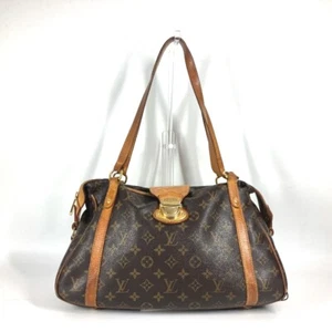 LOUIS VUITTON M51186 Monogram Stresa PM Tote Bag Shoulder Bag Canvas Brown - Bild 1 von 17