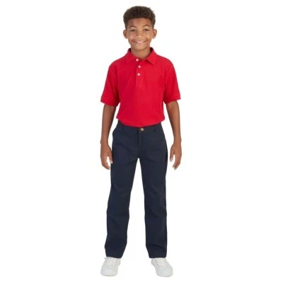 Chicos Pantalón Brindis Francés Uniforme Escolar Chino Paquete de 2 Talla 7 NUEVO Foto 1 de 4