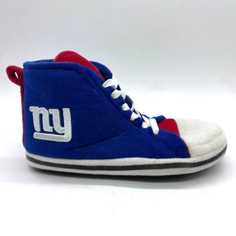 Forever Collectibles New York Giants Adult Small Sneaker-Style Slippers Football Cover