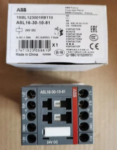 1 Stück Neu ABB DC Spulenschütz ASL16-30-10-81 24VDC - Bild 1 von 2