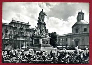 CARTOLINA - TORINO - Piazza Carlina - Monumento a Cavour - Picture 1 of 1
