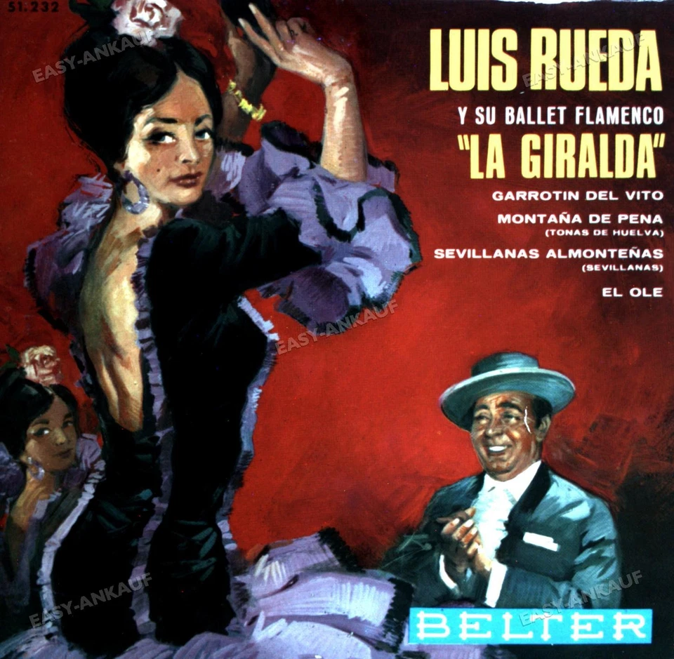 Luis Rueda y Su Ballet Flamenco La Giralda - Luis Rueda La Giralda 7" (VG) . - Bild 1 von 1