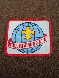 Pfadfinder Wunderbare Welt der Pfadfinder Jahresprogramm Thema 1977 Pkt Patch BSA - Bild 1 von 4