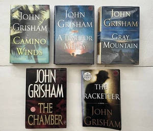John Grisham Lot Camino Mercy Mountain Chamber Racketeer 1st Edition HC, 1 PB - Picture 1 of 6
