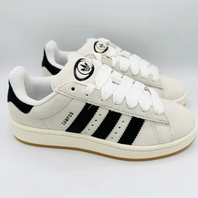 adidas Campus 00s Crystal White Core Black Women's Sizes 6-10 GY0042 - Image 1 of 4