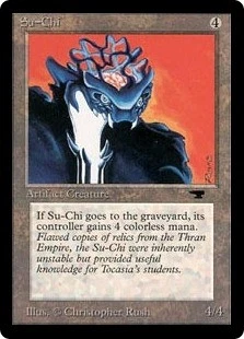 Magic MTG Antiquities Su-Chi MODERATELY PLAYED MP - Image 1 of 1