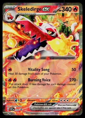 Skeledirge ex 034 SV: Scarlet & Violet Promo Cards Promo - Image 1 of 2
